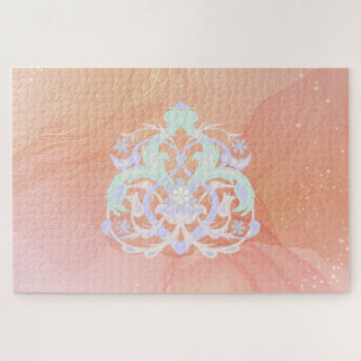 Pastel Garden Whispers – Joyful Floral Jigsaw Puzzle