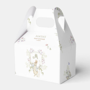 Pastel Gender Neutral Peter the Rabbit Baby Shower Favour Box