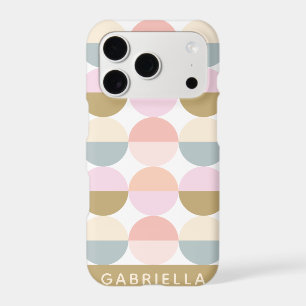 Pastel Geometric Circles Pattern Personalised
