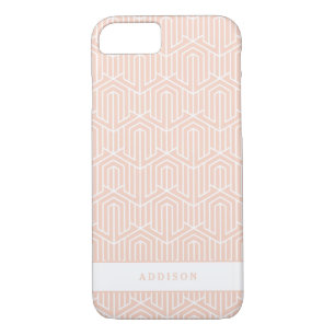 Pastel geometric initial / monogram iPhone 8/7 case