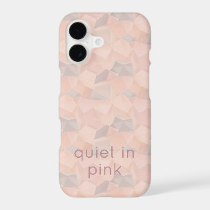 Pastel Geometric Pop   Blush Custom iPhone Case