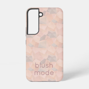 Pastel Geometric Pop Blush Custom Samsung Galaxy Case