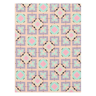 Pastel Geometric Tile Pattern | Pink Mint Purple  Tablecloth