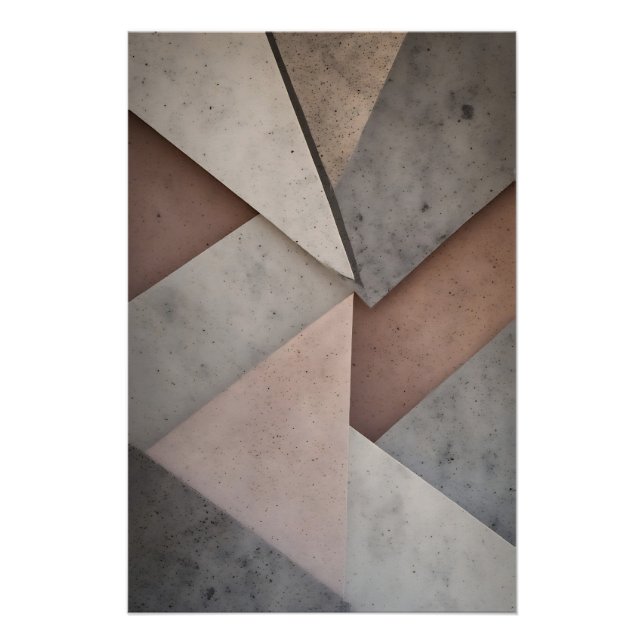 Pastel Geometry  Poster (Front)