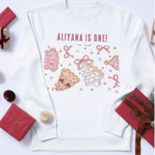 Pastel Gingerbread Winter ONEderland 1st Birthday Baby T-Shirt