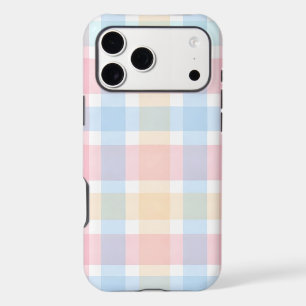 Pastel Gingham – Soft Watercolor Pattern