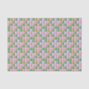 Pastel Glass Effect Mini Bathroom or Spa Tiles Tissue Paper