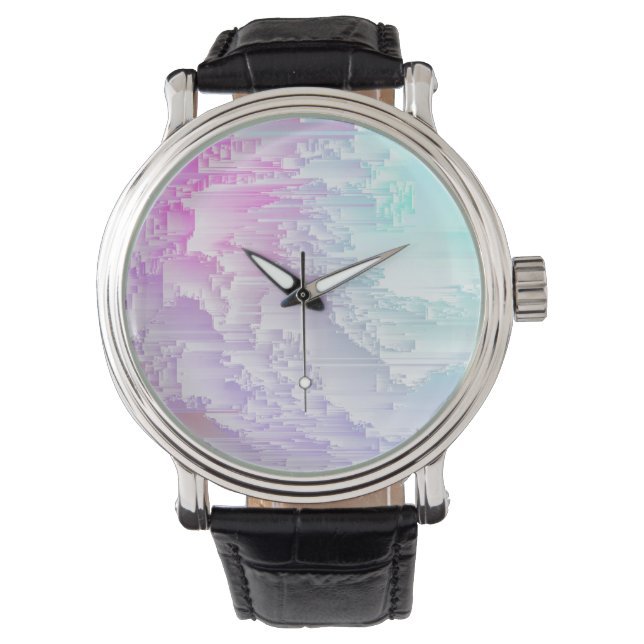 Pastel Glitch Watch (Front)