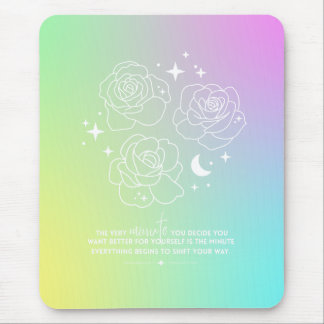 Pastel Glow-Up Mouse Pad