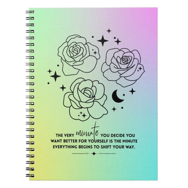 Pastel Glow Up Notebook (Front)