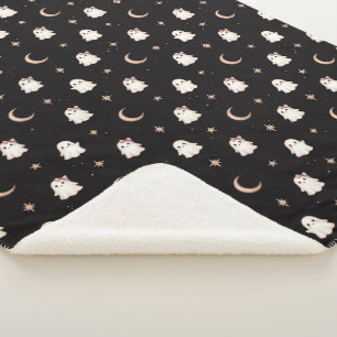 Pastel Goth Aesthetic Halloween Sherpa Blanket