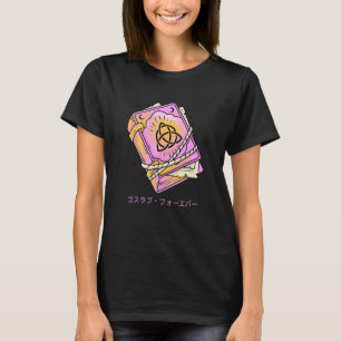 Pastel Goth Aesthetic Magic Book Trinity Knot T-Shirt