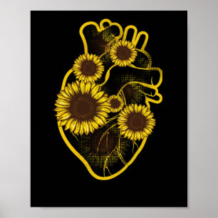 Pastel Goth Cardiologist Human Heart Anatomical Poster