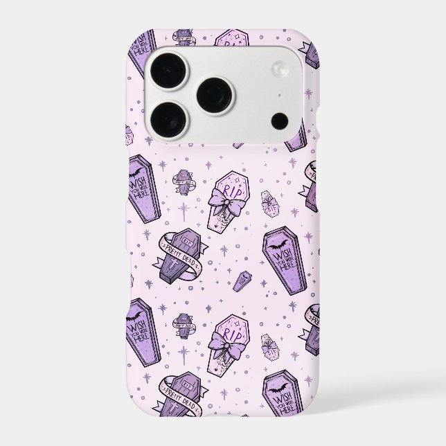 Pastel Goth Coffins Pattern (Back)