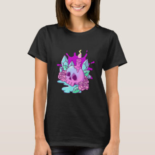 Pastel Goth Creepy Skull T-Shirt
