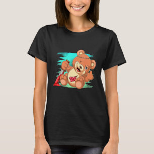 Pastel Goth Evil Animal Creepy Teddy Bear T-Shirt