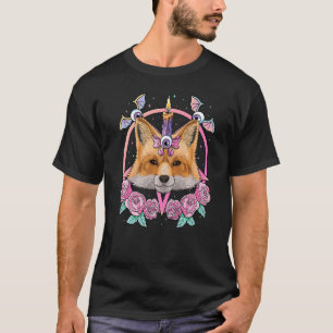 Pastel Goth Fox Pagan Creepy Menhera Fox T-Shirt