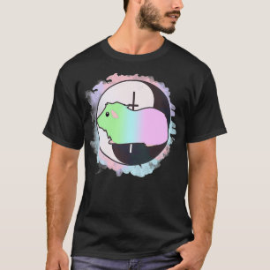 Pastel Goth Guinea Pig Yin Yang Design Premium  T-Shirt