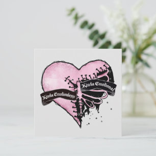 Pastel Goth Heart Emotional and Emotionless