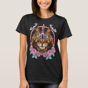 Pastel Goth Maine Coon Pagan Creepy Menhera Maine  T-Shirt