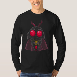 Pastel Goth Mothman Lamp Folklore Cryptid Creepy B T-Shirt