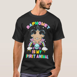 Pastel Goth Satanic Emo Baphomet Is My Spirit Ani T-Shirt