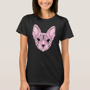 Pastel Goth Sphynx Cat T-Shirt