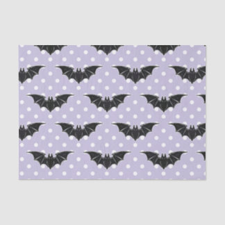 Pastel Goth Spooky Cute Bats Kawaii Tissue Paper