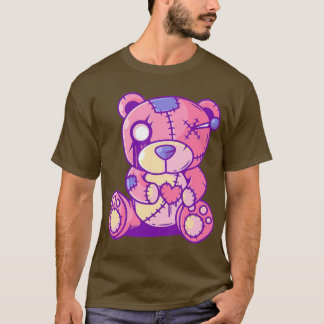 Pastel Goth Teddy Bear Japanese Anime Kawaii T-Shirt