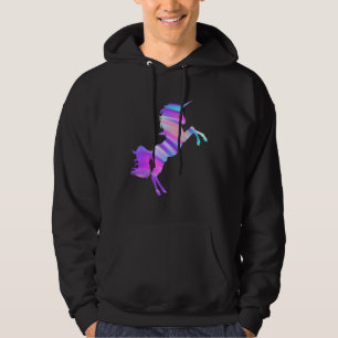 Pastel Goth Unicorn Vaporwave Hoodie