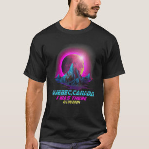 Pastel Goth Vaporwave Total Solar Eclipse 2024 Que T-Shirt