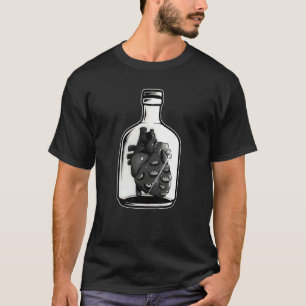 Pastel Gothic Dark Heart Of Human Cardiologist Hea T-Shirt