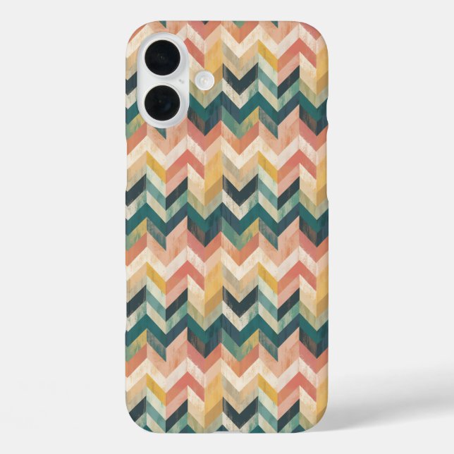 "Pastel Gradient Chevron Harmony" Case-Mate iPhone Case (Back)