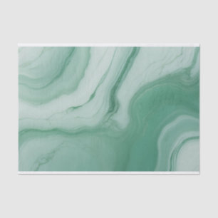 Pastel Gradient Green Marble Texture Tissue Paper