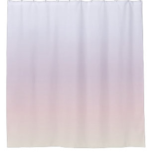 Pastel Gradient Modern Minimalist Shower Curtain
