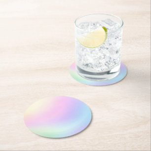 Pastel Gradient + Neurodivergent + Round Coasters
