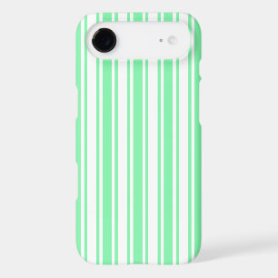 Pastel green and white candy stripes