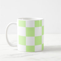 Pastel Green Chequered Gingham Pattern