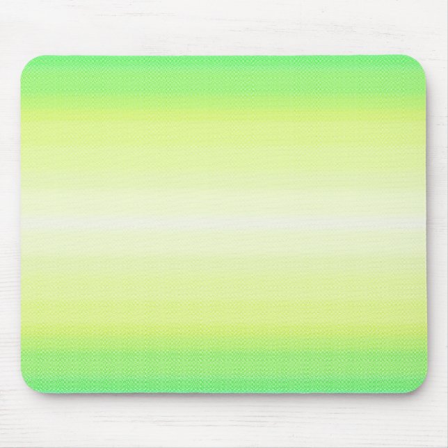 Pastel Green Colourful Abstract Blur Gradient Ombr Mouse Pad (Front)