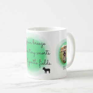 Pastel Green French Bulldog Custom Photos Coffee Mug