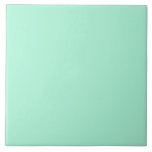 Pastel Green Mint Solid Colour Minimalist Ceramic Tile<br><div class="desc">Loveable light spring pastel green colour. Minimalist simple modern trendy chic style pastel aestethic in delicate green solid colour. Pastel green home decor,  pastel green aesthetic decor,  pastel green kitchen,  pastel green colour. Pastel green ceramic tile.</div>