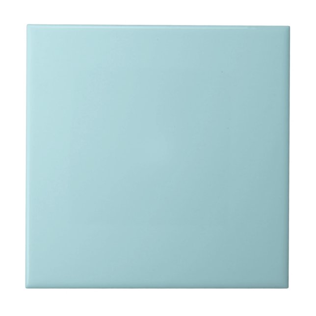 Pastel Green Solid Colour | Classic | Elegant Ceramic Tile (Front)