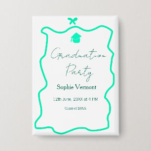 pastel green spanish border bow graduation party