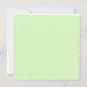 Pastel Green Tea Leaf Solid Colour Card
