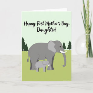 Pastel Green Tree Card
