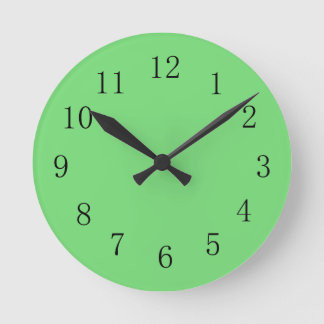 Pastel Green Wall Clock