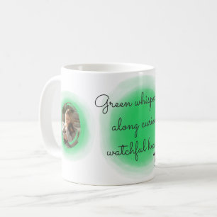 Pastel Green Watercolor Dachshund Personalised Coffee Mug