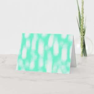 Pastel green white watercolor stripes abstract pat foil holiday card