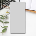 Pastel Grey Solid Colour | Classic Elegant Magnetic Notepad<br><div class="desc">Pastel Grey Solid Colour | Classic | Elegant | Trendy | Stylish | Gift</div>