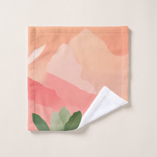 "Pastel Guava Bliss: Personalised Towel with Custo